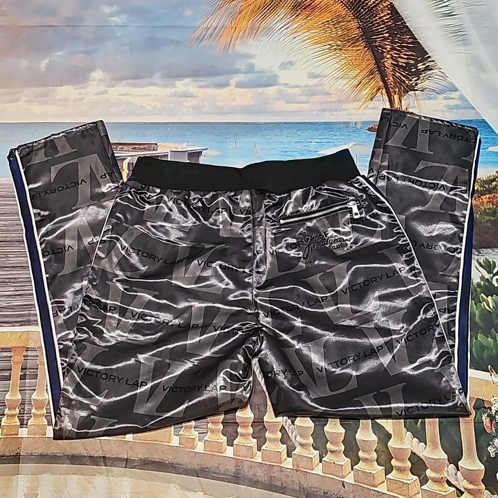 Victory‎ Lap Nipsey Hussle Satin Pants Size Large NWT - Picture 6 of 7